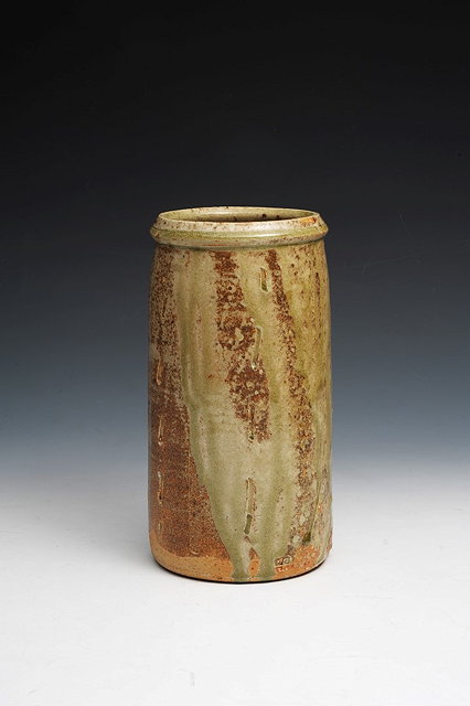 Appraisal: Bernard Leach British - attributed to at Leach PotteryVaseincised decoration