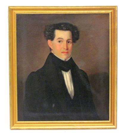 Appraisal: American School th centuryportrait of a young philadelphia gentleman