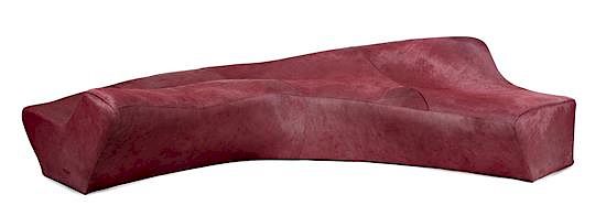 Appraisal: Zaha Hadid Iraqi British - Moraine Sofa from the Z-Scape