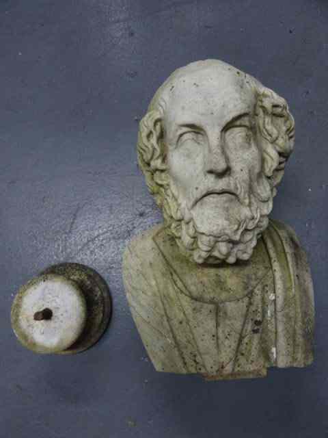 Appraisal: Marble Bust In 'As Found' Condition From an Old Brookville