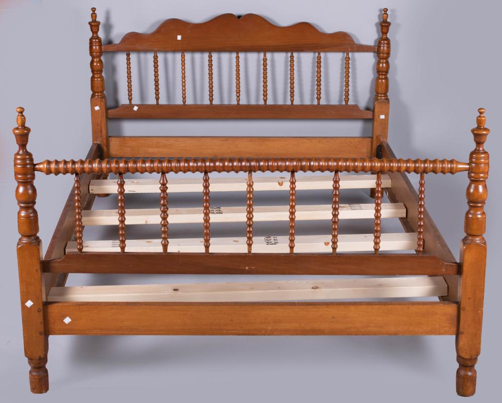 Appraisal: VICTORIAN STYLE SPOOL TURNED BEDSTEAD MID-CENTURY