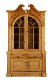 Appraisal: American Chippendale Style Rustic Pine Bookcase American last quarter th