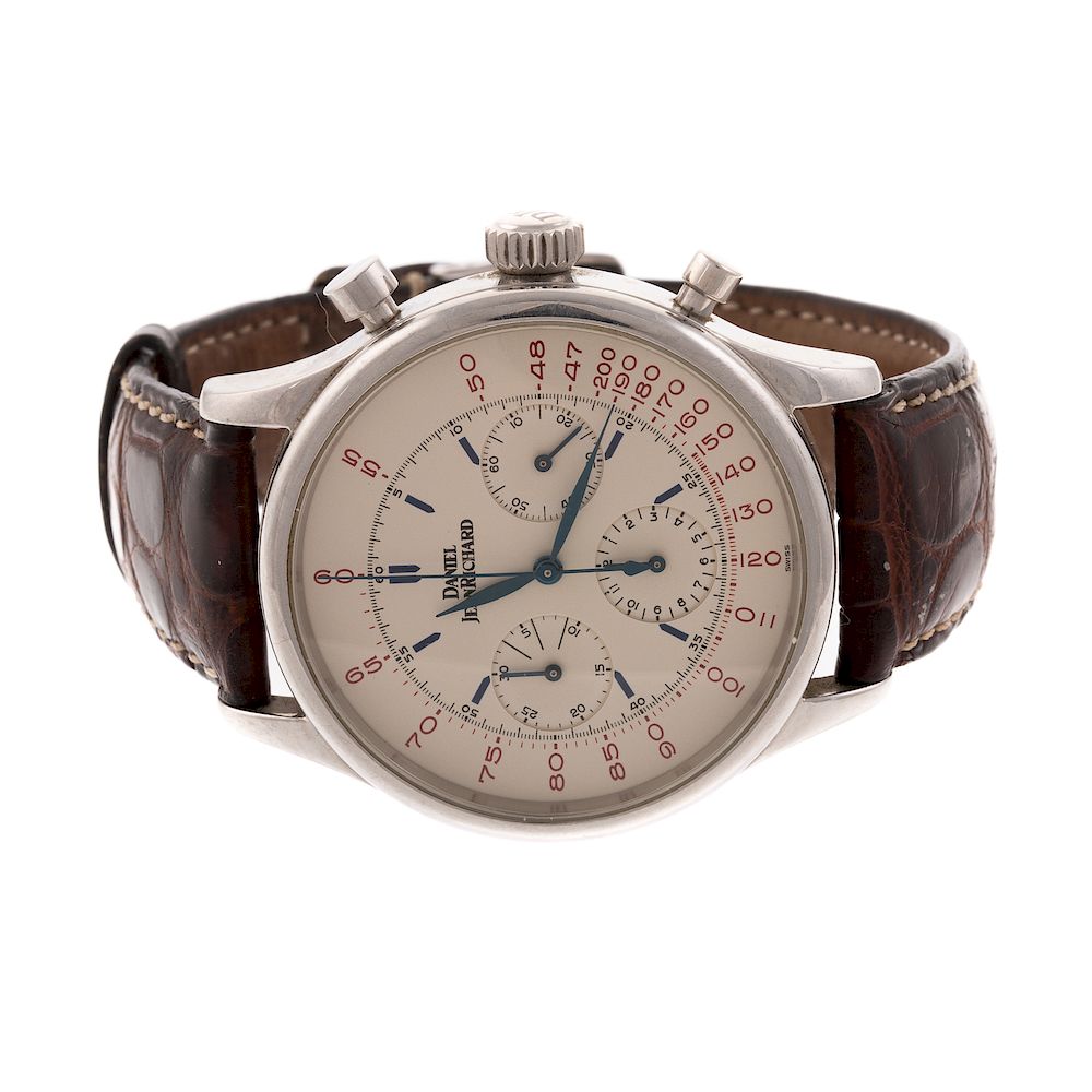 Appraisal: A Gent's Daniel JeanRichard Wristwatch JeanRichard wristwatch c chronograph in