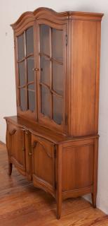 Appraisal: Davis Cabinet Co China Cabinet Walnut china cabinet by Davis