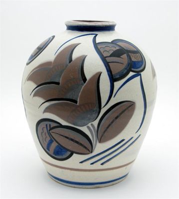 Appraisal: A Carter Stabler Adams Poole Pottery vase by Anne Hatchard