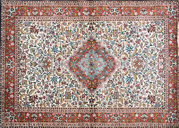 Appraisal: A Kashmir rug size approximately ft in x ft in