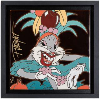 Appraisal: Vought Paul Bugs Bunny Carmen Bugs Ceramic Tile Warner Bros