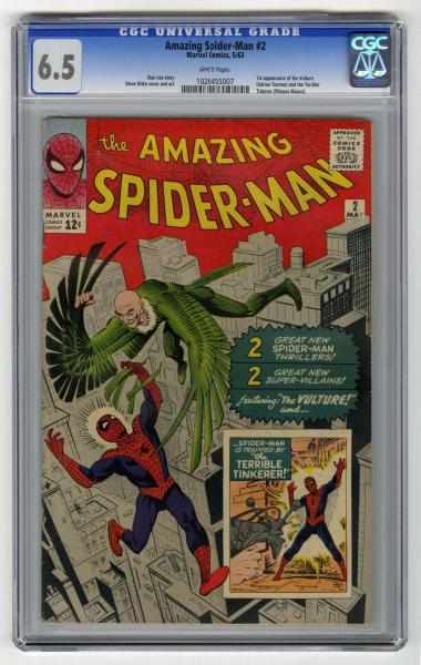 Appraisal: Amazing Spider-Man CGC Marvel Comics First appearance of the Vulture