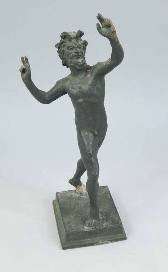 Appraisal: A Grand Tour type bronze figure modelled in the form