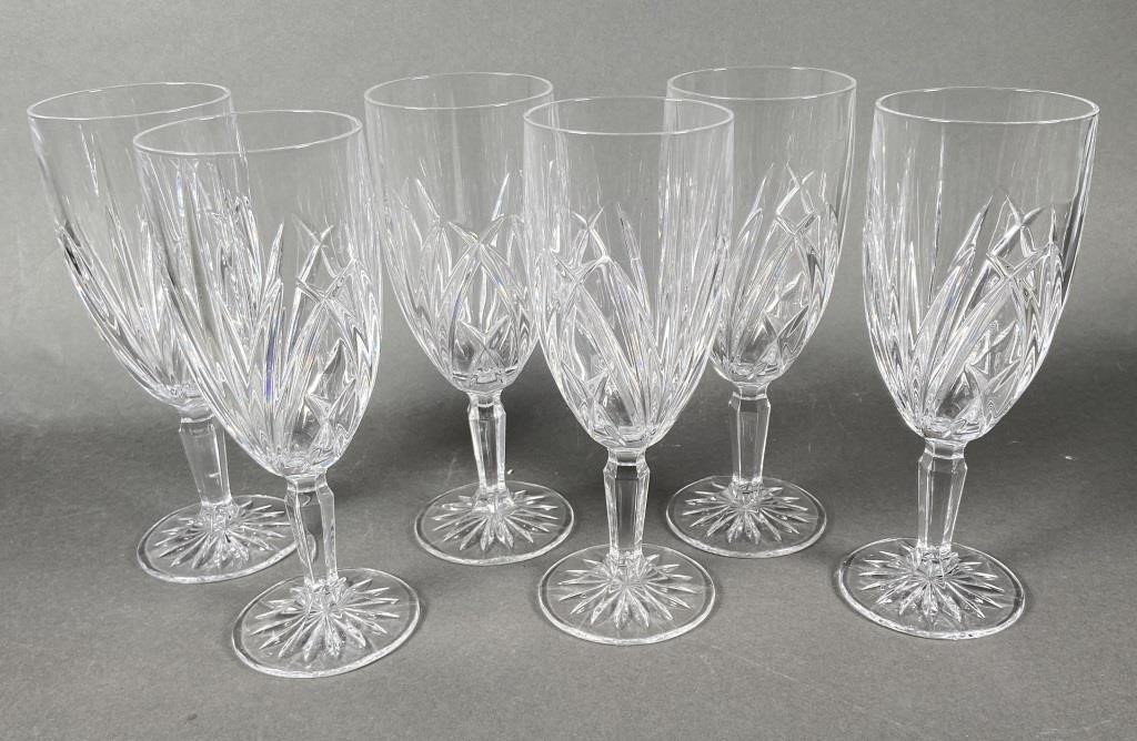 Appraisal: Marquis by Waterford stemmed water goblets six in total All