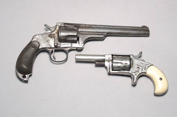 Appraisal: A lot of two antique American revolvers Comprising Merwin Hulbert