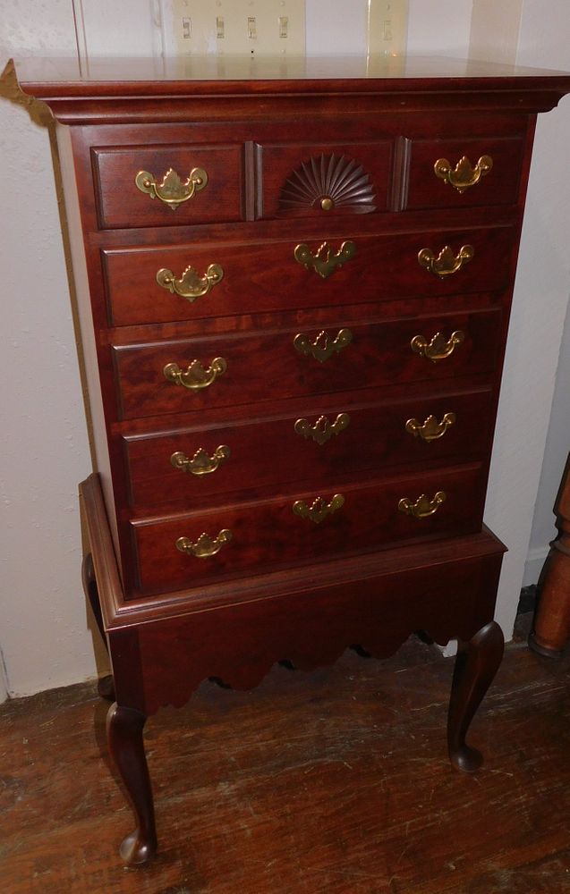 Appraisal: ELDRED WHEELER DIMINUTIVE HIGHBOY Fine Eldred Wheeler diminutive part Queen