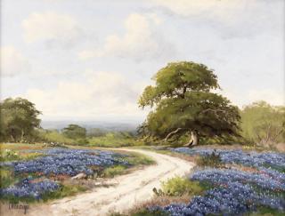 Appraisal: C P MONTAGUE American C P MONTAGUE American - Bluebonnets