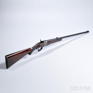 Appraisal: Left-handed Alexander Henry Falling Block Single-shot Rifle c late th