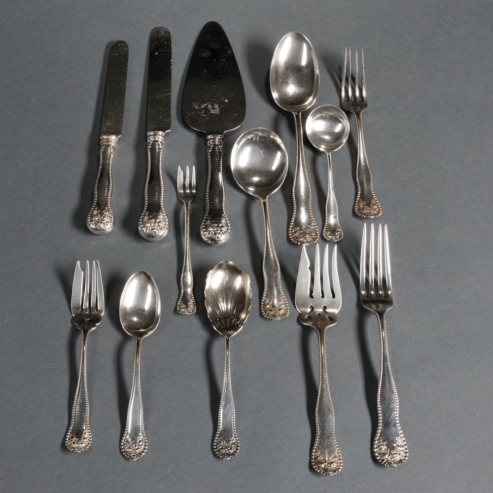 Appraisal: Gorham Lancaster Pattern Sterling Silver Flatware Service Providence Rhode Island