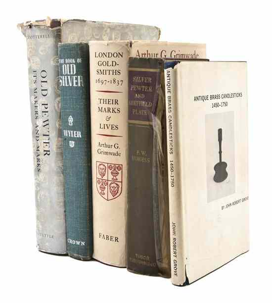 Appraisal: A Group of Books Pertaining to Silver Pewter and Tablewares