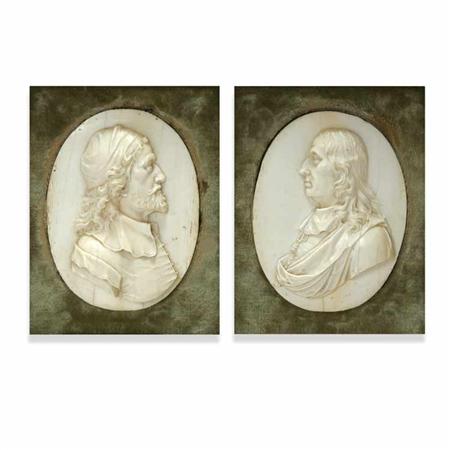 Appraisal: Pair of German Ivory Plaques Estimate -