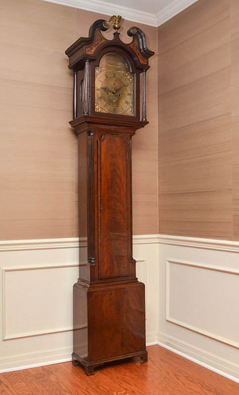 Appraisal: TH CENTURY JOHN SCOTT SCOTTISH TALL CASE CLOCK Late th