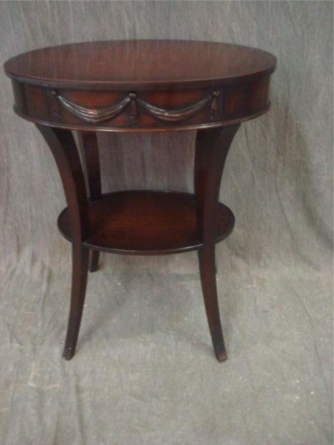 Appraisal: Neoclassical Style Drawer End Table