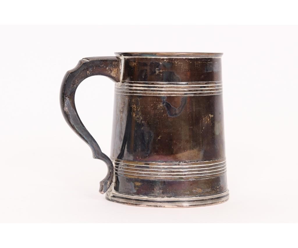 Appraisal: Rare Philadelphia silver cann circa marked 'J Lownes' with the