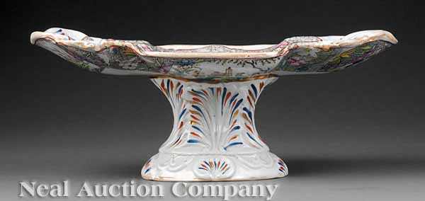 Appraisal: A Mason's Ironstone Mandarins Pattern Sweetmeat Stand c - molded