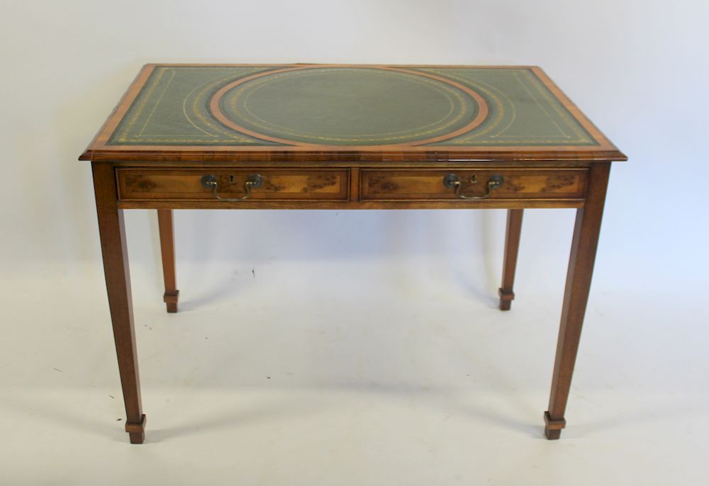 Appraisal: Antique Drawer Leathertop Drawer Desk From a Chappaqua estate -