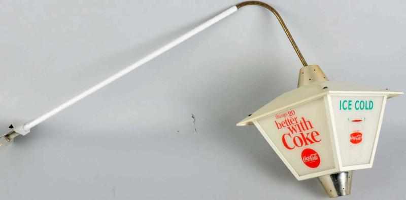 Appraisal: Coca-Cola Revolving Lantern Sign s Complete with original support arm