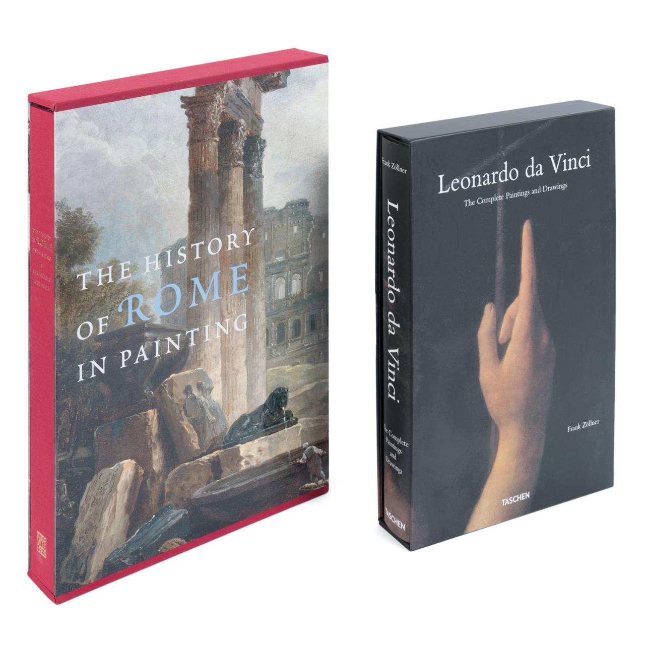 Appraisal: TWO BOOKS ON LEONARDO DA VINCI ROME IN ART Group