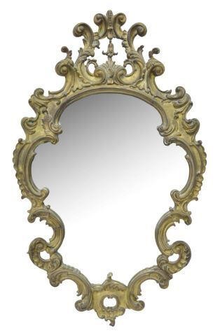 Appraisal: Italian Louis XV style gilt bronze wall mirror th c