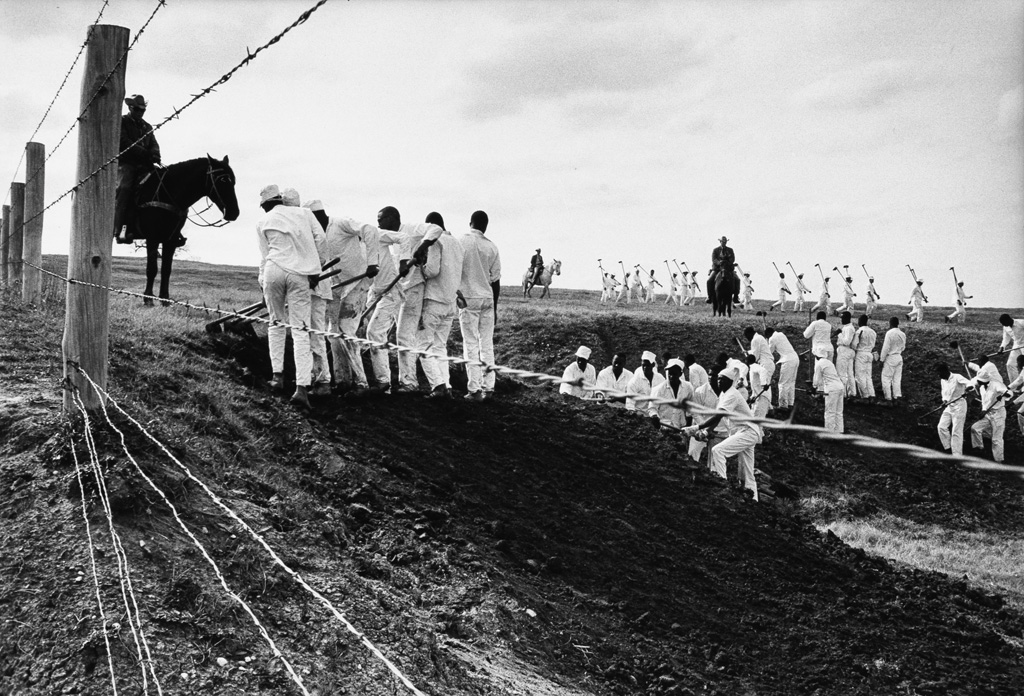 Appraisal: DANNY LYON - The Line Ferguson Unit Texas Silver print