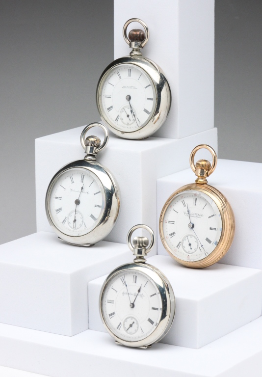 Appraisal: Late th century Group of four Columbus Watch Co watches