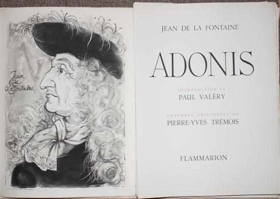 Appraisal: Fine Press Illustrated Jean de la Fontaine intro by Valery