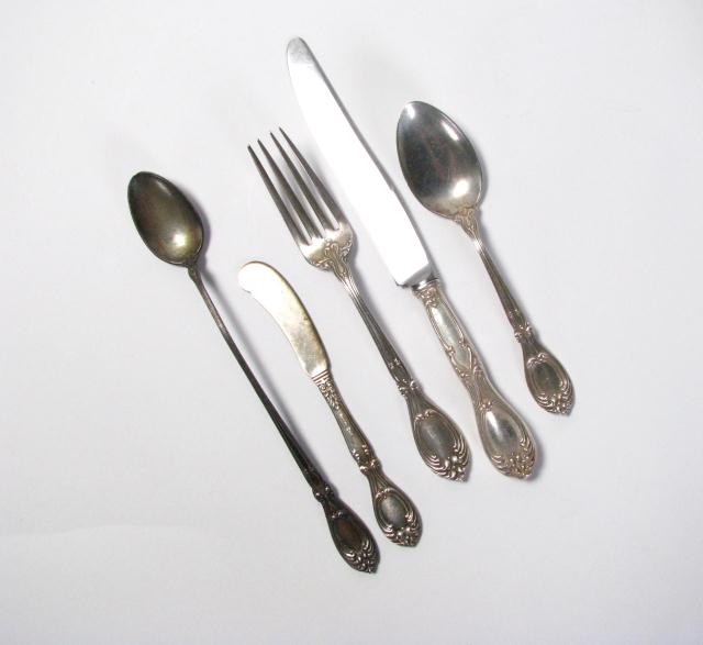 Appraisal: Partial set of Wallace sterling flatware including six dinner forks