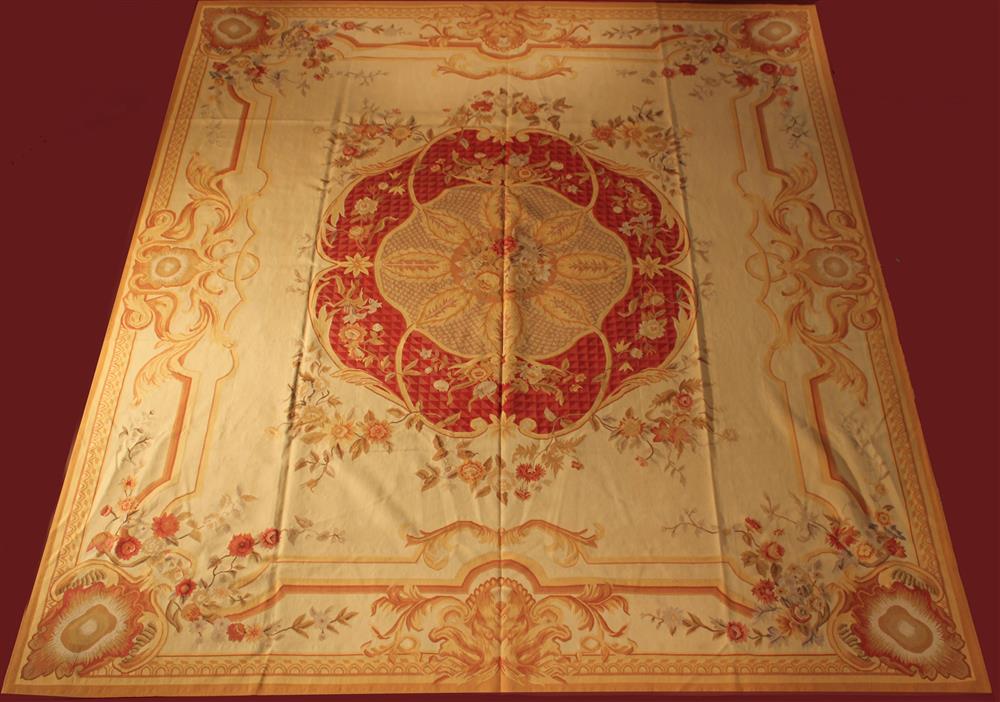 Appraisal: CHINESE AUBUSSON RUG approx ' x '