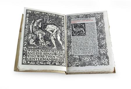 Appraisal: WILLIAM MORRIS - KELMSCOTT PRESS A DREAM OF JOHN BALL