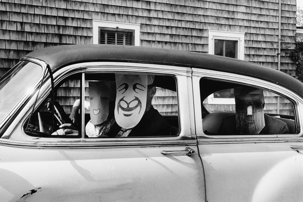 Appraisal: INGE MORATH - Saul Steinberg Mask Series People in Their