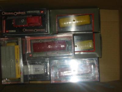 Appraisal: Ten Original Omnibus bus and coach models boxed E