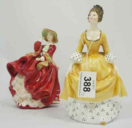 Appraisal: Royal Doulton Figures Top O The Hill HN and Coralie