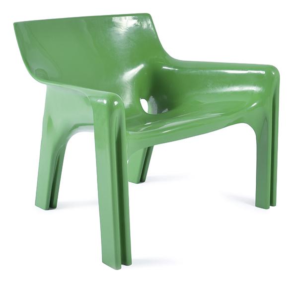 Appraisal: A VICO MAGISTRETTI 'VICARIO' ARMCHAIR c Italy Designed for Artemide