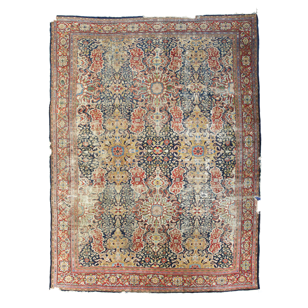 Appraisal: ZIEGLER CARPET SULTANABAD WEST PERSIA LATE TH CENTURY the indigo