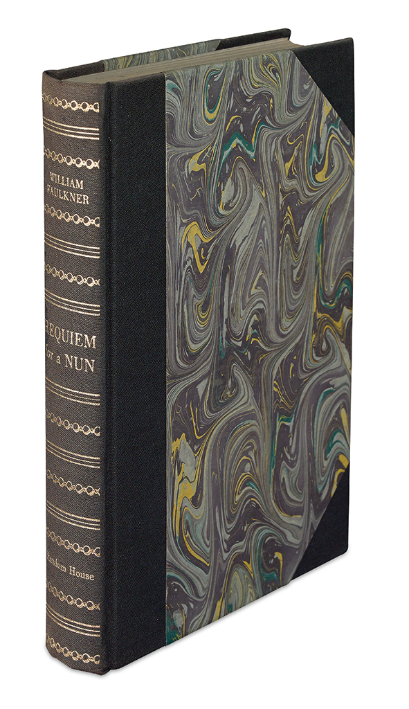 Appraisal: FAULKNER WILLIAM Requiem for a Nun vo publisher's gilt-lettered -black