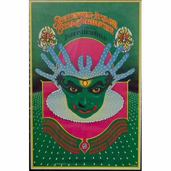 Appraisal: Lot of Three Psychadelic Concert Posters Lot of three includes