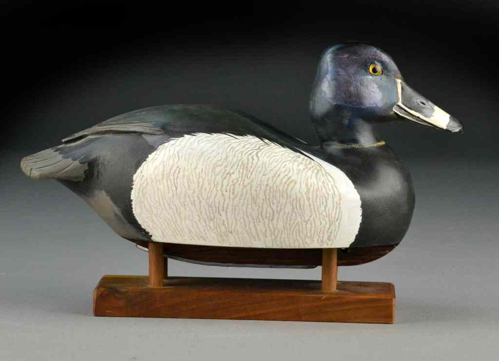 Appraisal: Woodson Roddy Duck Decoy - SignedFinely painted with glass eyes