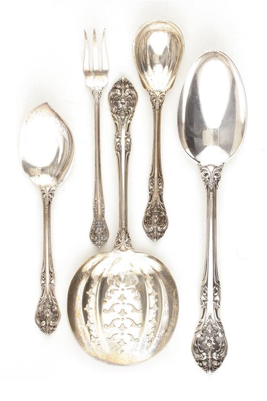 Appraisal: Gorham King Edward pattern sterling flatware circa comprising hollow handle