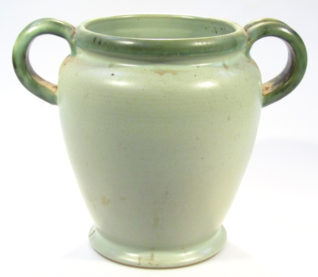 Appraisal: A mid- thC Denby Studio stoneware vase in a green