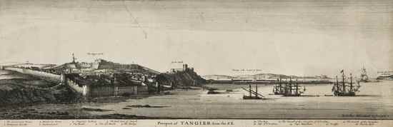 Appraisal: Hollar Wenceslaus Prospect of Tangier from the S E etching