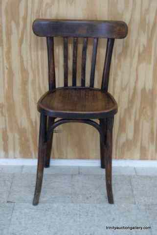 Appraisal: Vintage Leighton's Bent Wood Oak Side ChairFrom an estate and