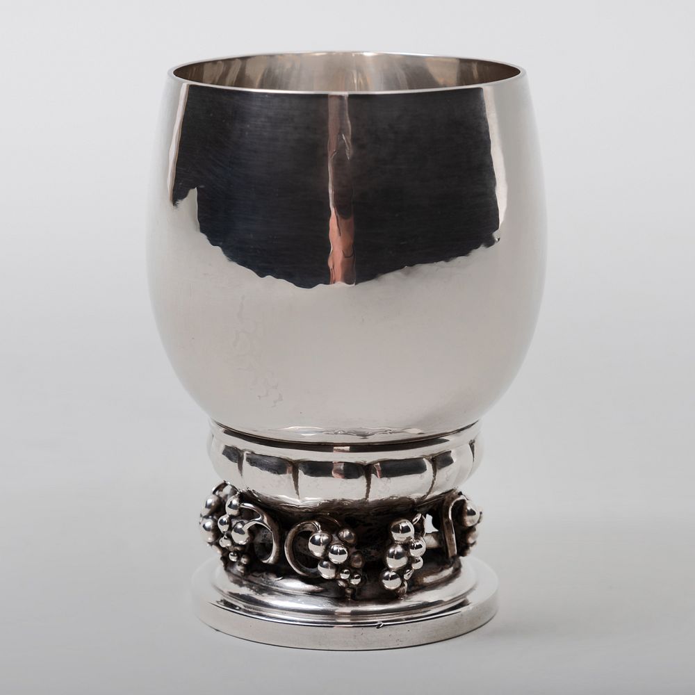 Appraisal: Georg Jensen Silver Cup Marked 'Sterling' post x in diam