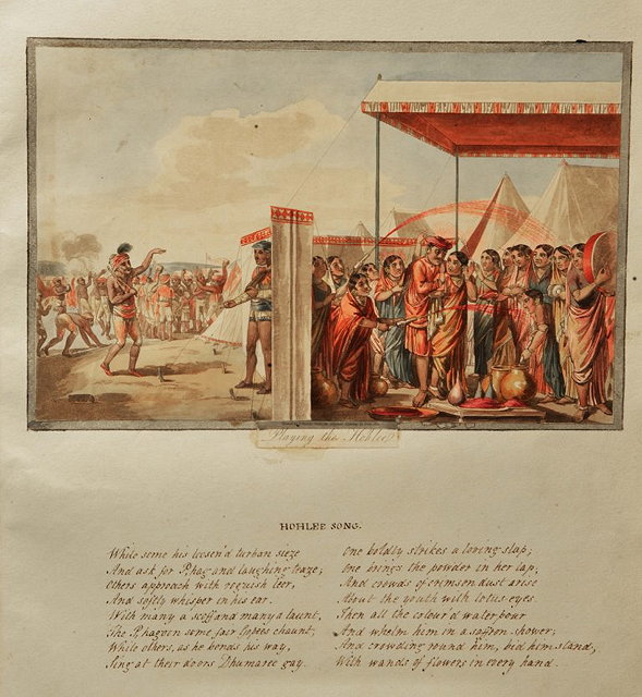 Appraisal: A COLLECTION OF TEN INDIAN AQUATINTS each with a handwritten