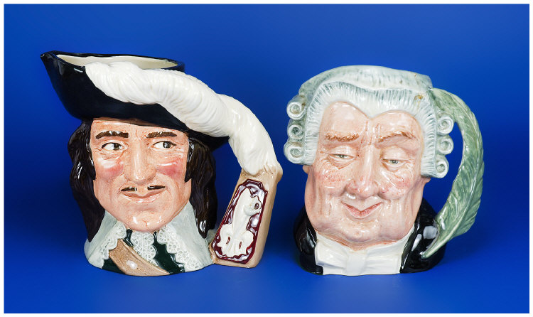 Appraisal: Royal Doulton Character Jugs Two comprising D'Artagnan D and The